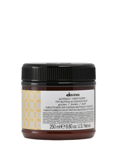Davines Alchemic Conditioner Golden 250ml – glanzgebender Conditioner für goldblondes Haar im honigfarbenen Tiegel