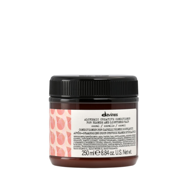 Davines Alchemic Creative Conditioner Coral 250ml – farbverstärkender Conditioner in Korallton für kreatives, getöntes Haar
