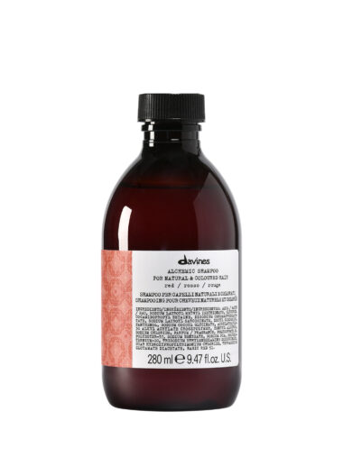 Davines Alchemic Shampoo Red – rotes Shampoo in eleganter Flasche zur Farbauffrischung