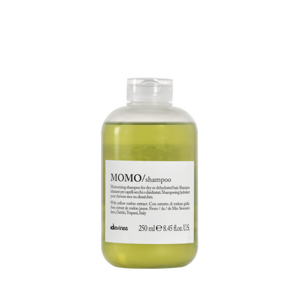 Davines MOMO Shampoos, 250 ml – feuchtigkeitsspendendes Shampoo für trockenes Haar.