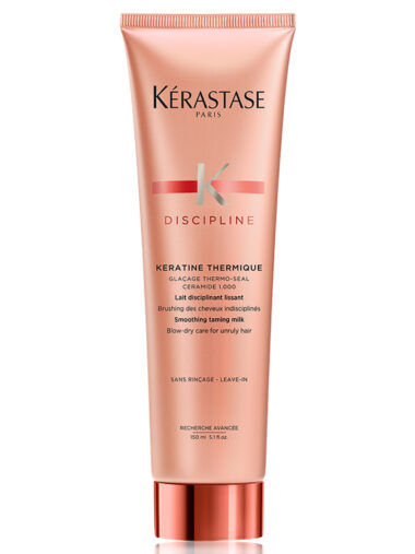 Hitzeschutz-Creme der Marke Kérastase, Produktname „Discipline Kératine Thermique