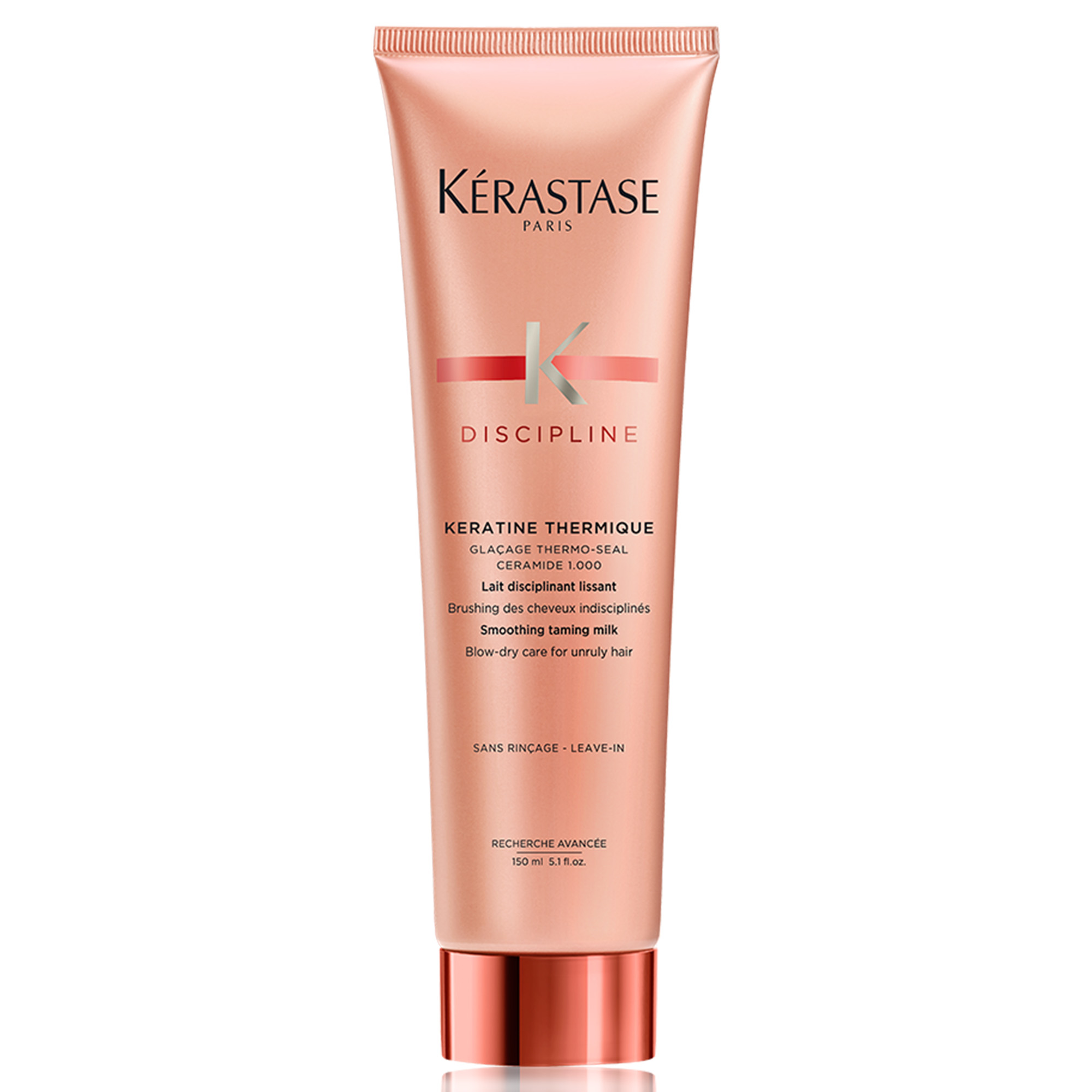 Hitzeschutz-Creme der Marke Kérastase, Produktname „Discipline Kératine Thermique